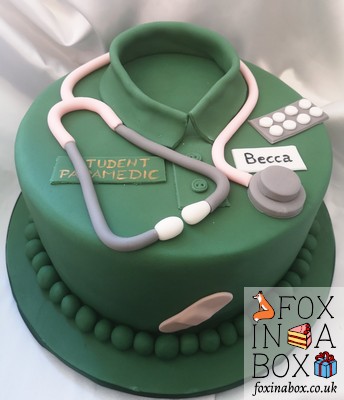 paramedic uniform cake