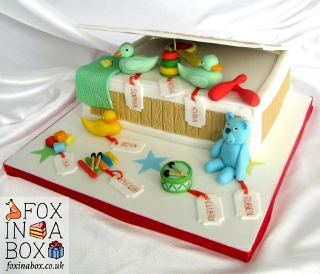 Toy box cake